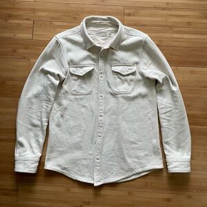 Outerknown Chroma Blanket Shirt Small Ecru